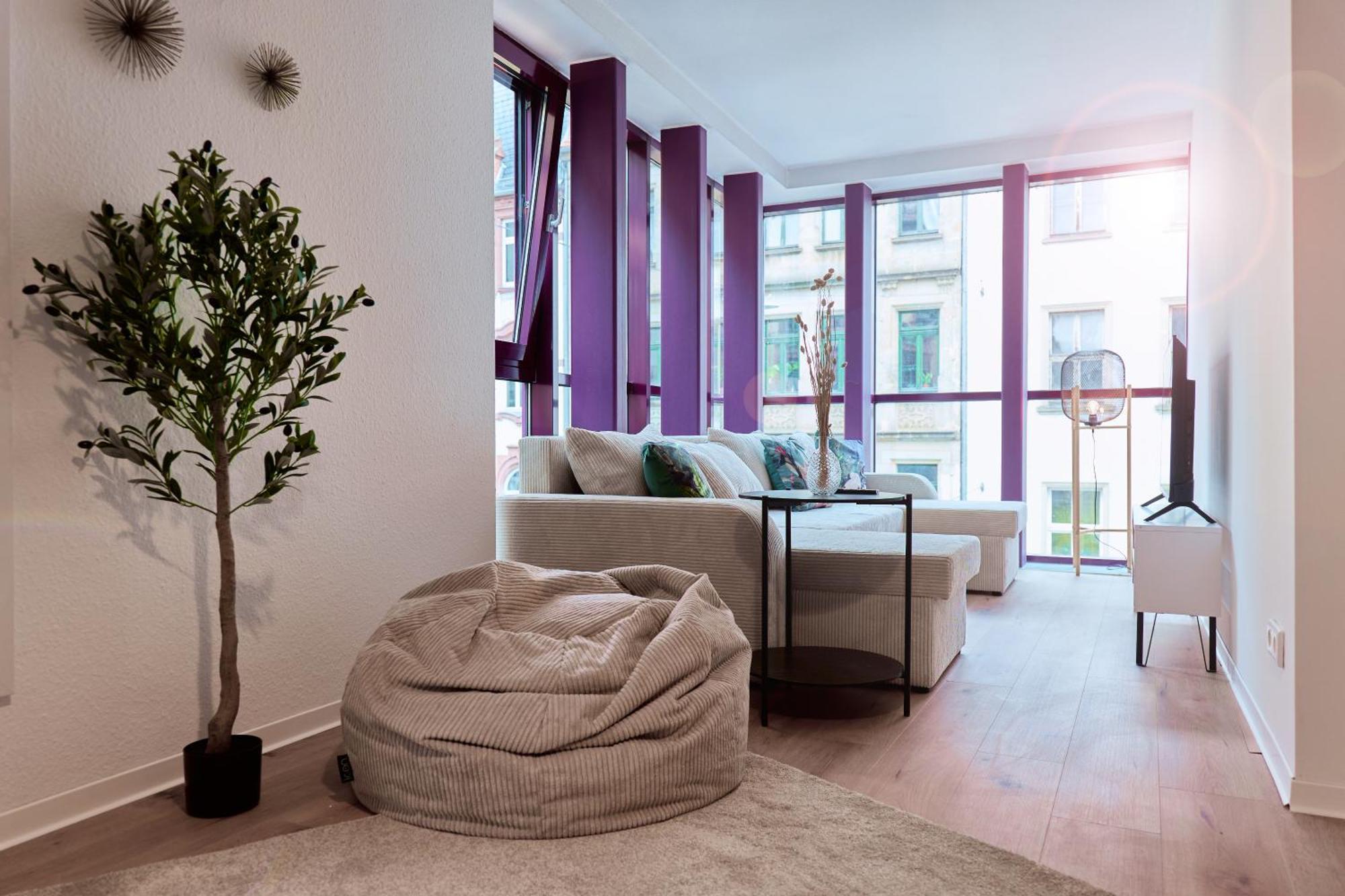 Stylisches Apartment I Fahrstuhl I Bahnhofsnah Эрфурт Экстерьер фото