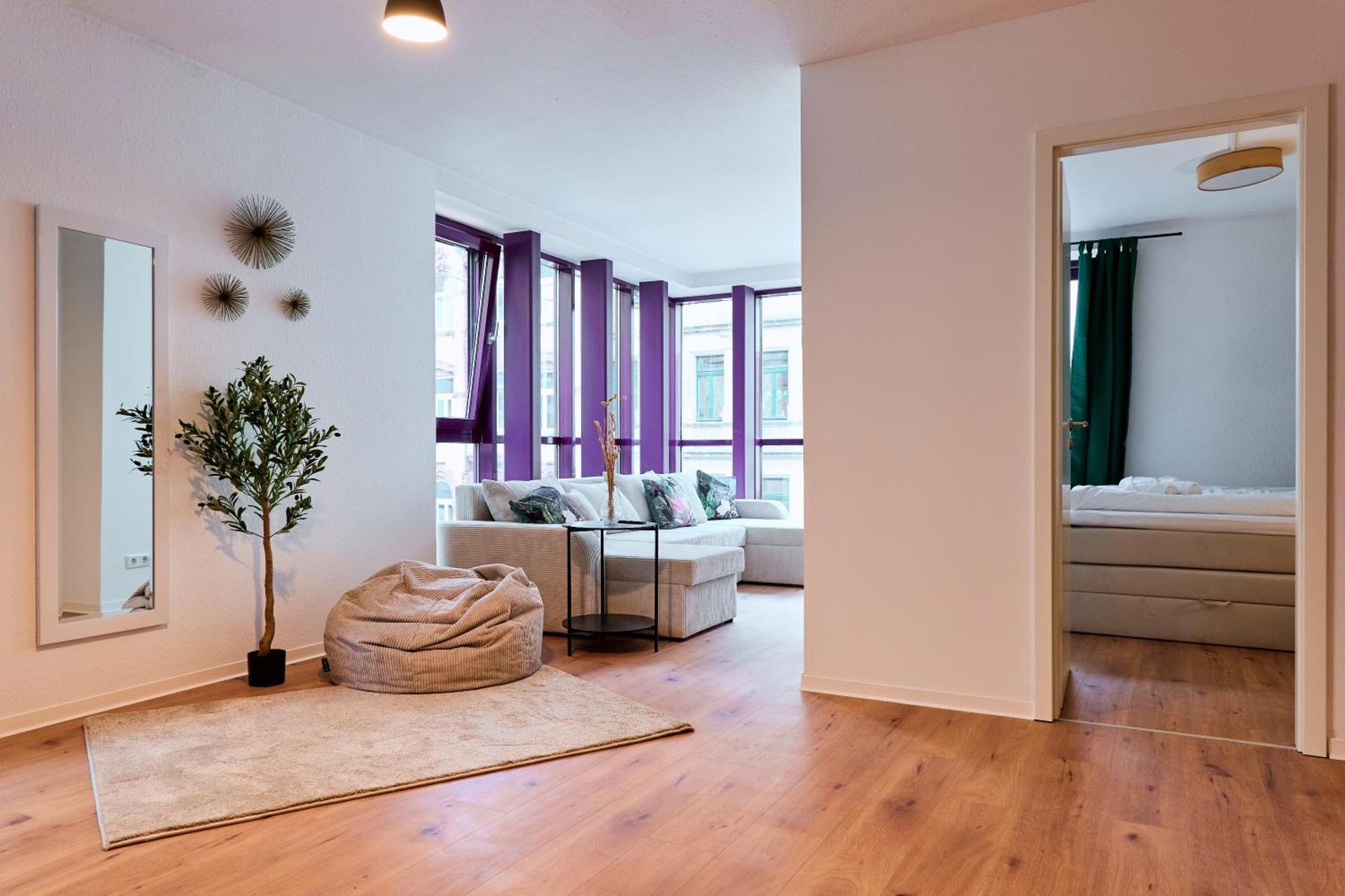 Stylisches Apartment I Fahrstuhl I Bahnhofsnah Эрфурт Экстерьер фото
